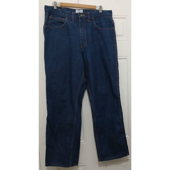 Tyndale flame resistant mens 36 waist blue denim jeans pants